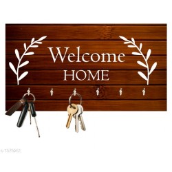 Fashionable Printed Wooden Key Holder-CDKH0010004