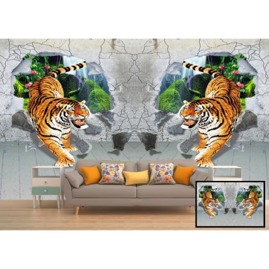 3D Tiger Wallpaper