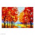 Autumnal Season Landscape modern art self adesive wallpaper-CDWP0630342