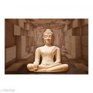 Buddha Religious self Adesive 3d Wallpaper-CDWP0680314