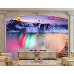 Colorful Waterfall Wallpaper