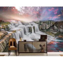 Custom 3D Waterfalls Wallpaper