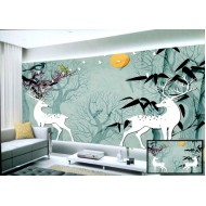 Deer Green Wallpaper