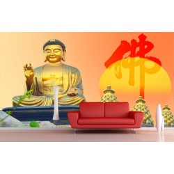 Golden Buddha Wallpaper
