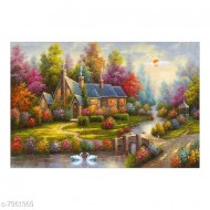 Home in the Nature Landspace art Self Adesive Wallpaper-CDWP0630303
