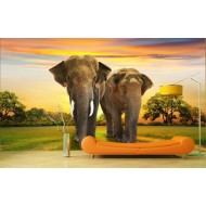 Jungle Elephant Wallpaper