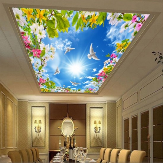 Natural Ceiling Wallpaper Design