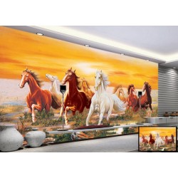 Running Horse Wall Mural