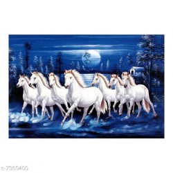 Seven Horse running at night Self Adesive Wallpaper-CDWP0690298