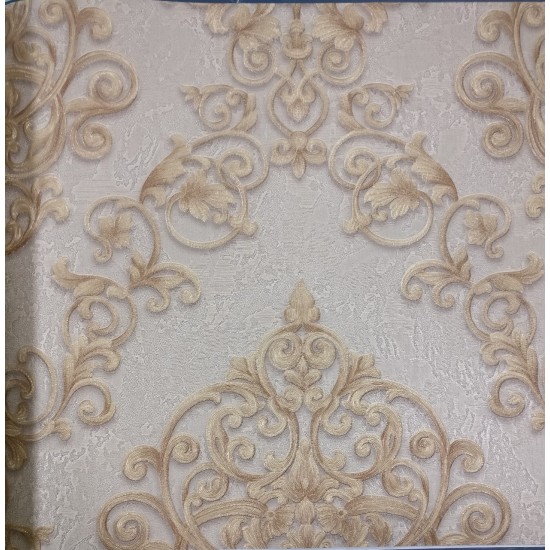 Superior Attractive Damask Wallpaper-CDWP0650384