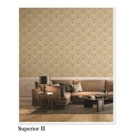Superior Green Damask wallpaper for Living Room-CDWP0650410