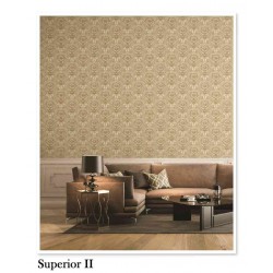 Superior Green Damask wallpaper for Living Room-CDWP0650410