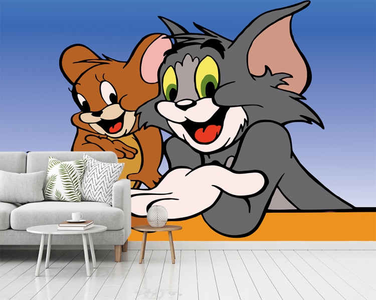 Tom and Jerry Wallpaper Design
