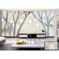 Tree Kids Room Wallpaper