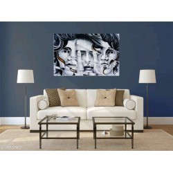 Walldeco Face Abstract 3D HD Digital Print wallpaper-CDWP0600363